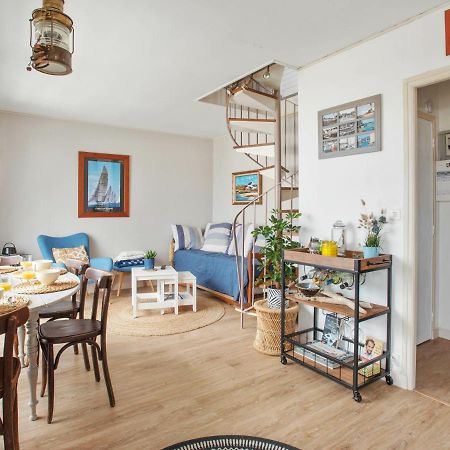 Duplex Face A La Mer - Le Studio D'Adal Quiberon Exteriör bild
